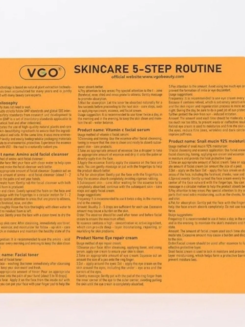 N/A co facial